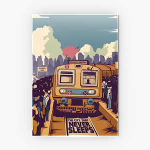 The City That Never Sleeps Metal-Poster