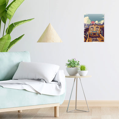 The City That Never Sleeps Metal-Poster