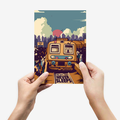 The City That Never Sleeps Metal-Poster