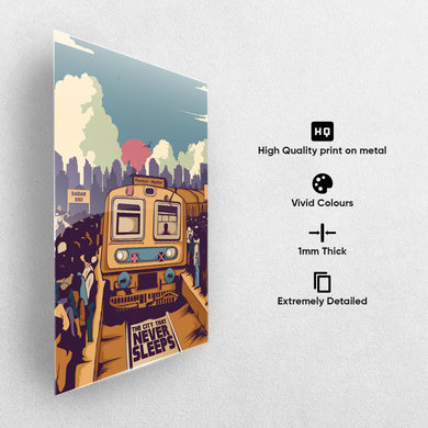 The City That Never Sleeps Metal-Poster