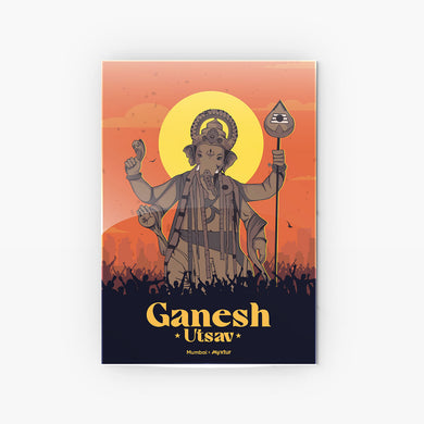Ganesh Utsav Metal-Poster