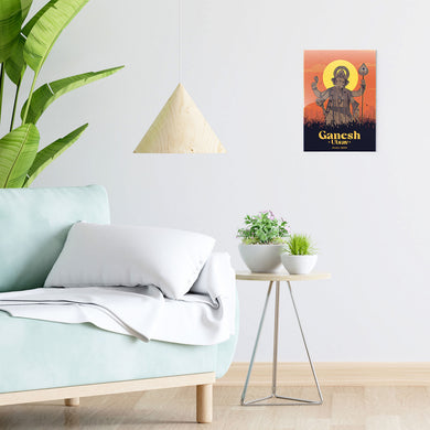 Ganesh Utsav Metal-Poster