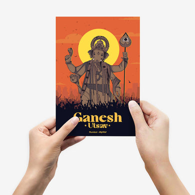 Ganesh Utsav Metal-Poster