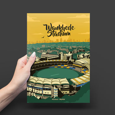Wankhede Stadium Metal Poster