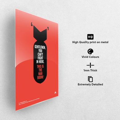 Dr Strangelove War Room Metal-Poster