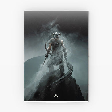 Elder Scrolls Skyrim Dovakiin Metal-Poster