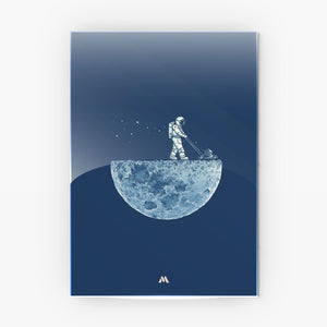 Moonscaping Metal-Poster