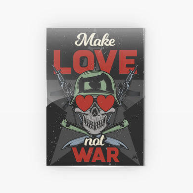 Love Not War Metal-Poster