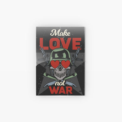 Love Not War Metal-Poster