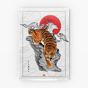 Crouching Tiger Metal-Poster