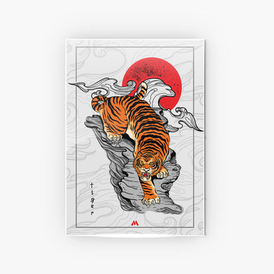 Crouching Tiger Metal-Poster