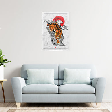 Crouching Tiger Metal-Poster