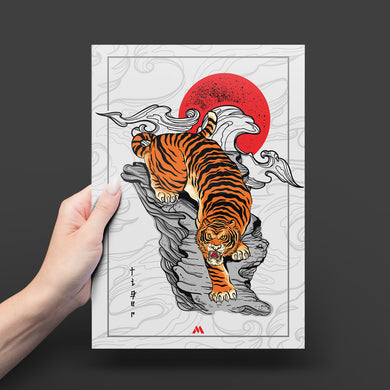 Crouching Tiger Metal-Poster