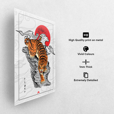 Crouching Tiger Metal-Poster