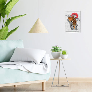 Crouching Tiger Metal-Poster