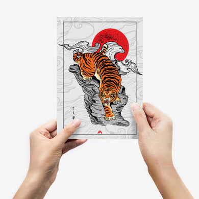 Crouching Tiger Metal-Poster