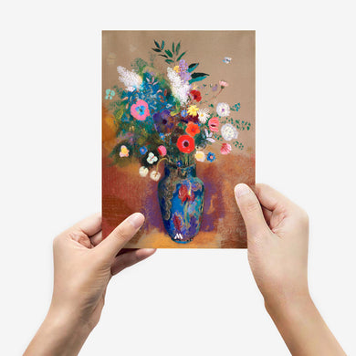 Bouquet of Flowers [Odilon Redon] Metal-Poster