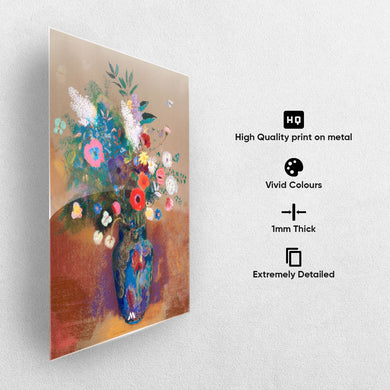 Bouquet of Flowers [Odilon Redon] Metal-Poster