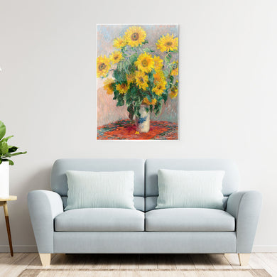 Bouquet of Sunflowers [Claude Monet] Metal-Poster