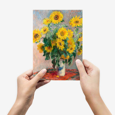 Bouquet of Sunflowers [Claude Monet] Metal-Poster