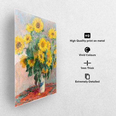 Bouquet of Sunflowers [Claude Monet] Metal-Poster