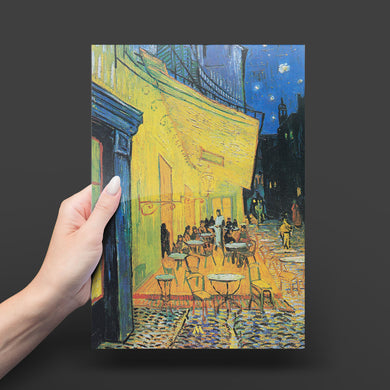 Cafe Terrace at Night [Van Gogh] Metal-Poster