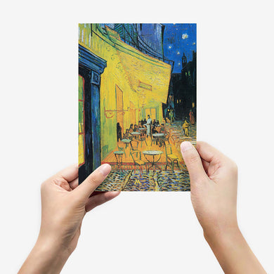 Cafe Terrace at Night [Van Gogh] Metal-Poster