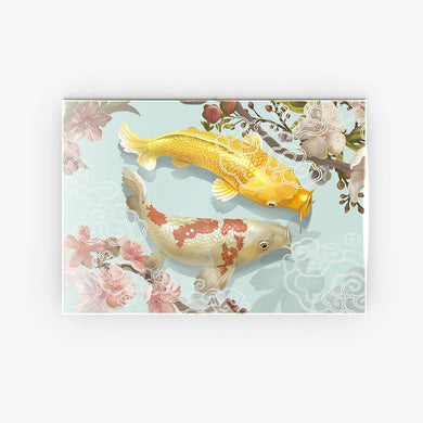 Japanese Koi Fish Metal-Poster
