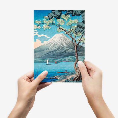 Mount Fuji from Lake Yamanaka [Hiroaki Takahashi] Metal-Poster