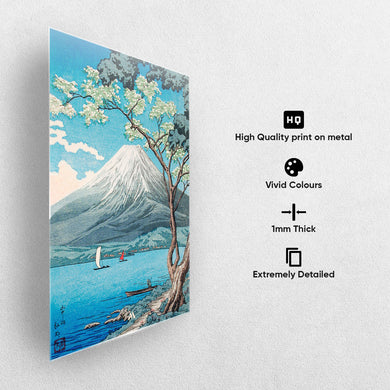 Mount Fuji from Lake Yamanaka [Hiroaki Takahashi] Metal-Poster
