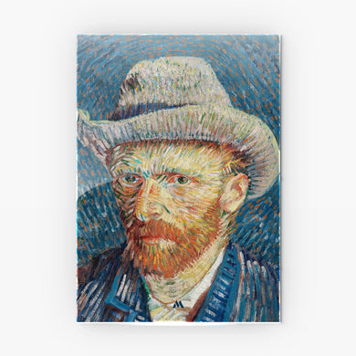 Self Portrait with Grey Felt Hat [Van Gogh] Metal-Poster