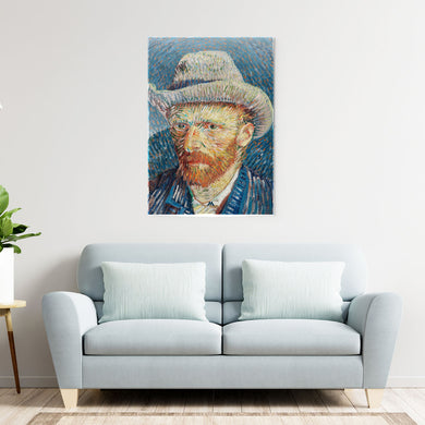 Self Portrait with Grey Felt Hat [Van Gogh] Metal-Poster