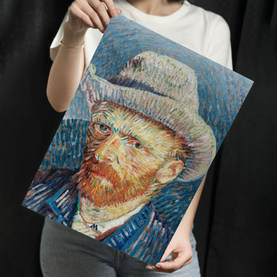 Self Portrait with Grey Felt Hat [Van Gogh] Metal-Poster