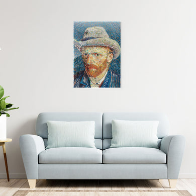 Self Portrait with Grey Felt Hat [Van Gogh] Metal-Poster