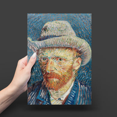 Self Portrait with Grey Felt Hat [Van Gogh] Metal-Poster