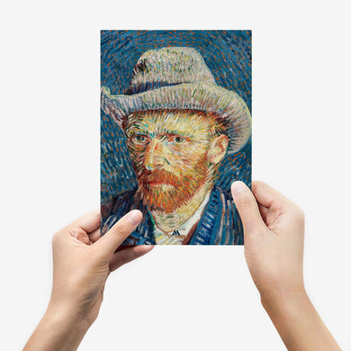 Self Portrait with Grey Felt Hat [Van Gogh] Metal-Poster