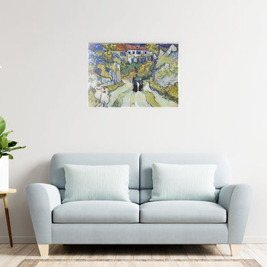 Stairway at Auvers [Van Gogh] Metal-Poster