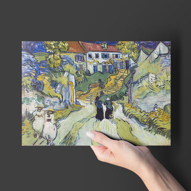 Stairway at Auvers [Van Gogh] Metal-Poster