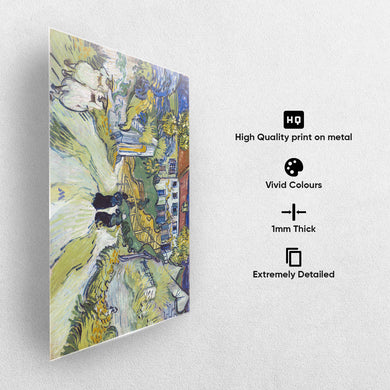Stairway at Auvers [Van Gogh] Metal-Poster