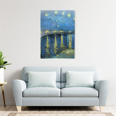 Starry Night Over the Rhone [Van Gogh] Metal-Poster