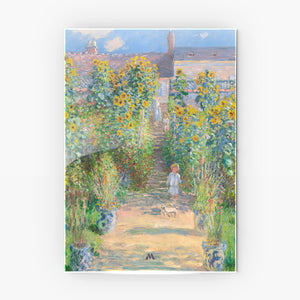 The Artists Garden [Claude Monet] Metal-Poster