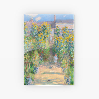 The Artists Garden [Claude Monet] Metal-Poster