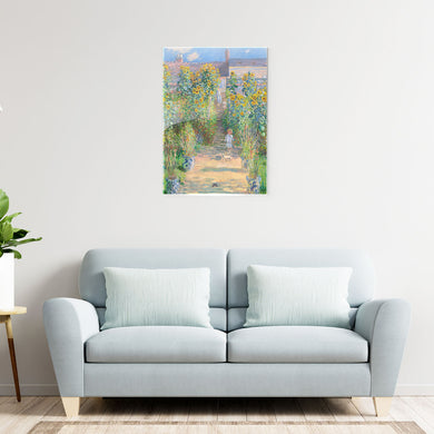 The Artists Garden [Claude Monet] Metal-Poster