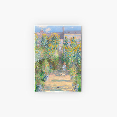 The Artists Garden [Claude Monet] Metal-Poster