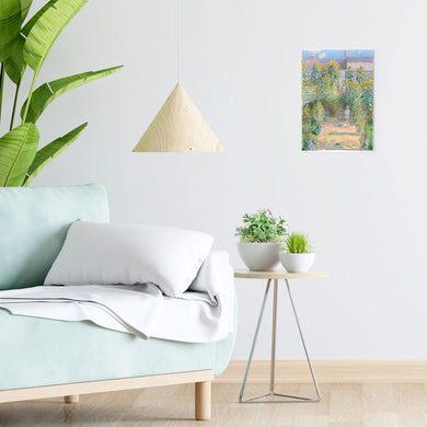 The Artists Garden [Claude Monet] Metal-Poster