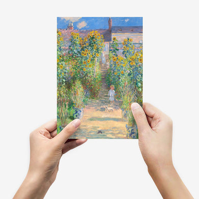 The Artists Garden [Claude Monet] Metal-Poster