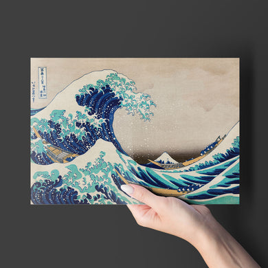 The Great Wave off Kanagawa [Katsushika Hokusai] Metal-Poster