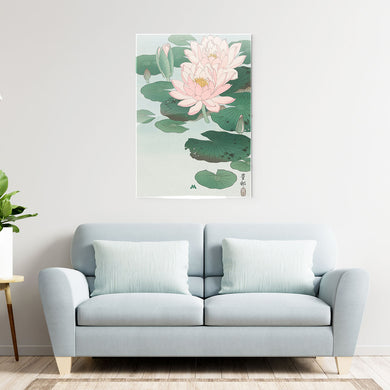 Water Lily [Ohara Koson] Metal-Poster