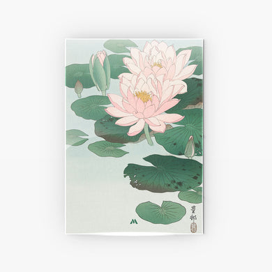 Water Lily [Ohara Koson] Metal-Poster
