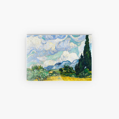 Wheat Field with Cypresses [Van Gogh] Metal-Poster